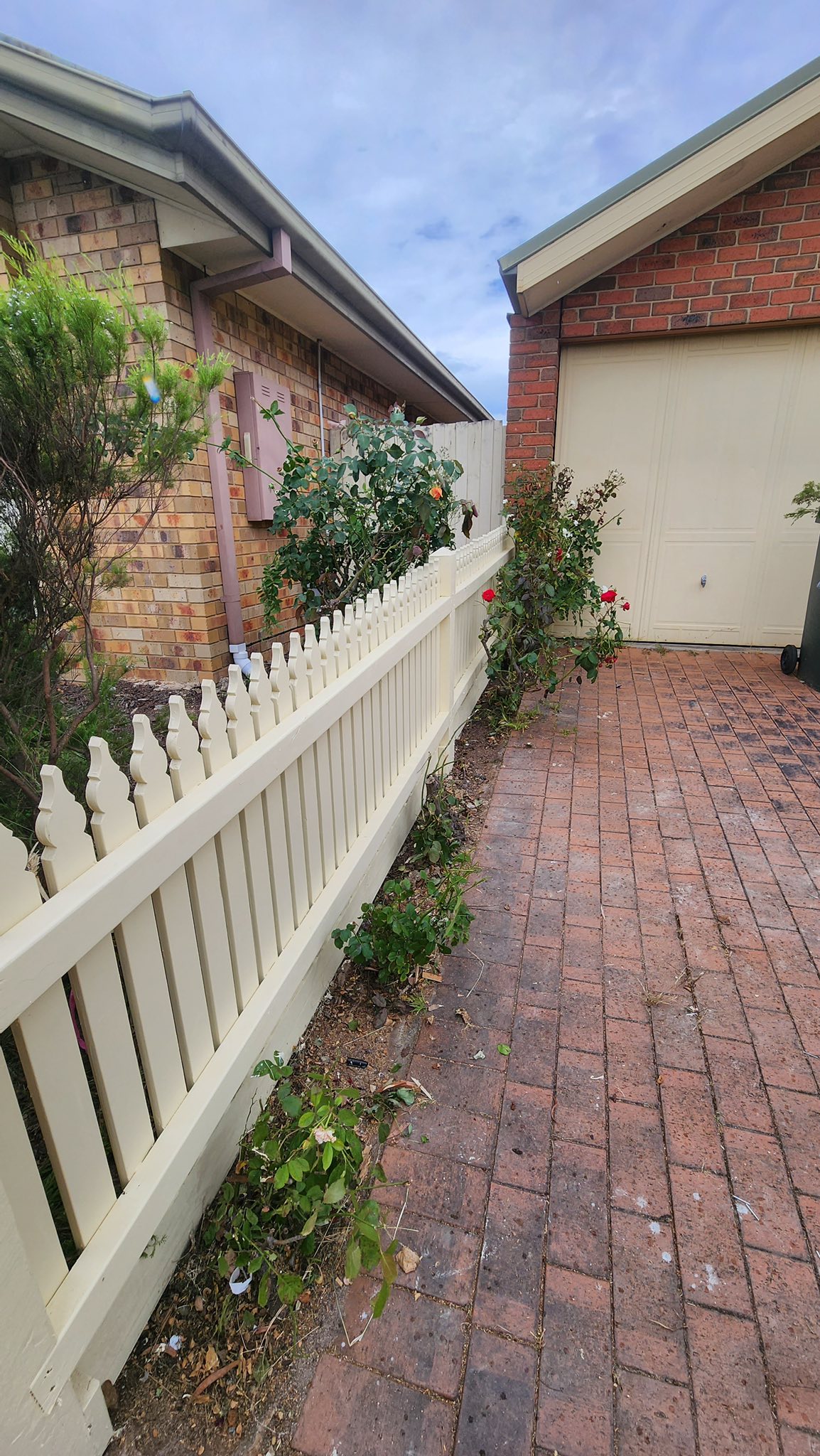 Picket fence + painted — Mooroolbark