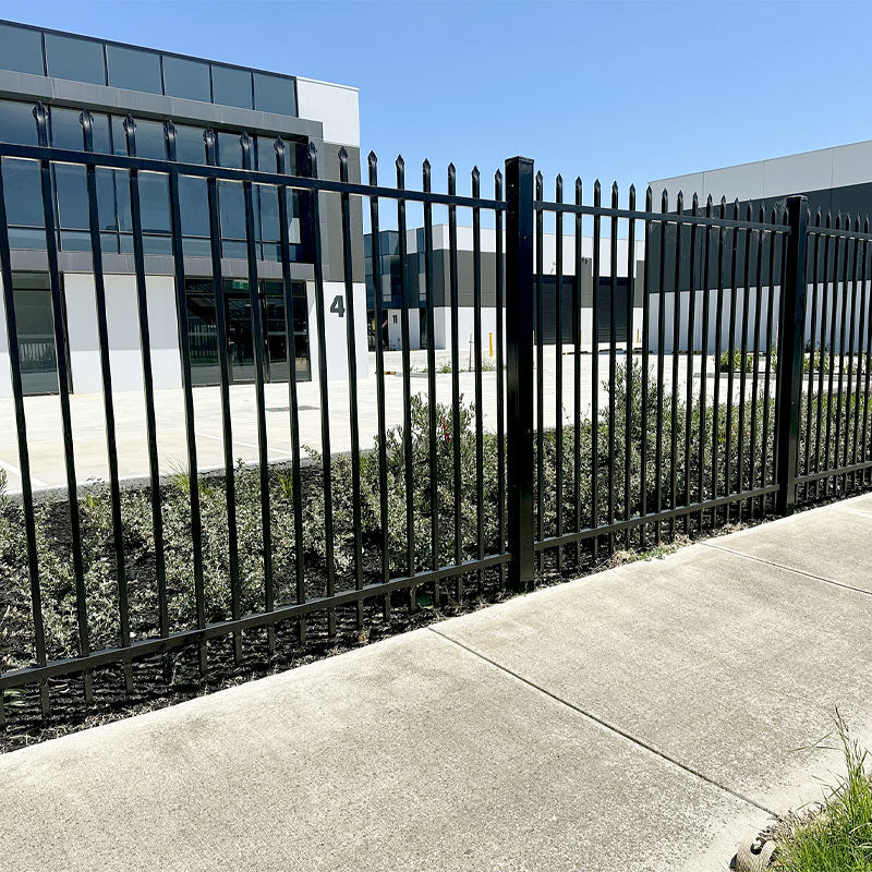 Spear top industrial fence — Pakenham